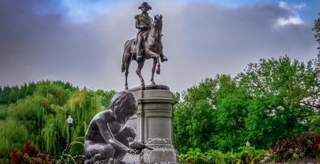 Boston public garden statue